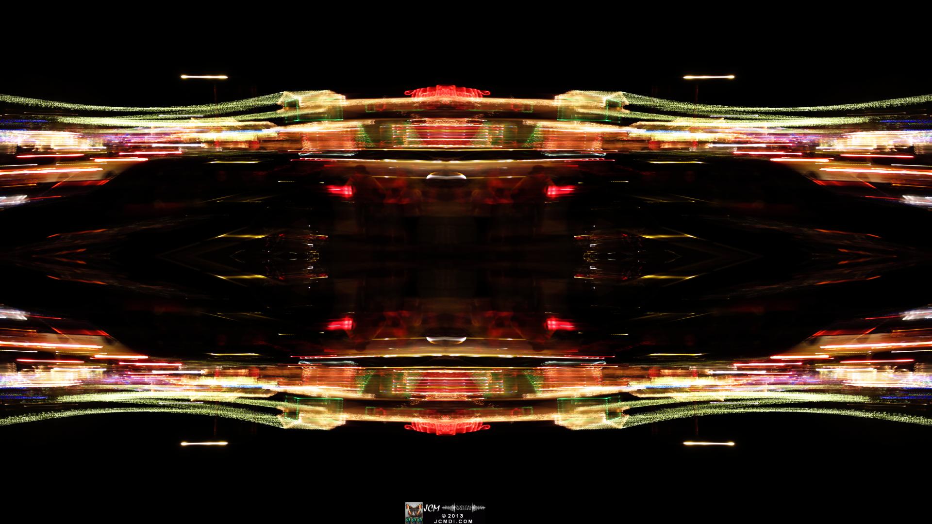 Wakefield Holiday Lightshow 2013 Quadroscopic long exposure artwork